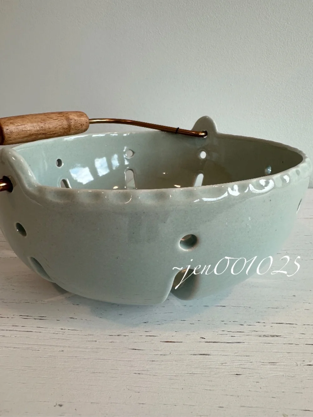 Stoneware Berry Bowl with Handle Peace Blue - Hearth & Hand Magnolia - Picture 8 of 8